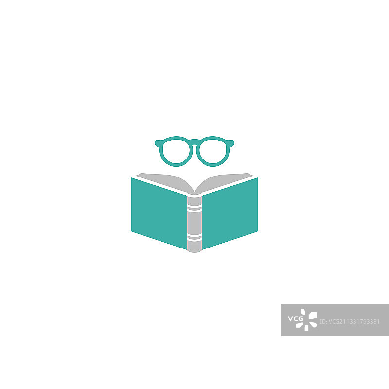 打开的蓝色封面书籍图片素材