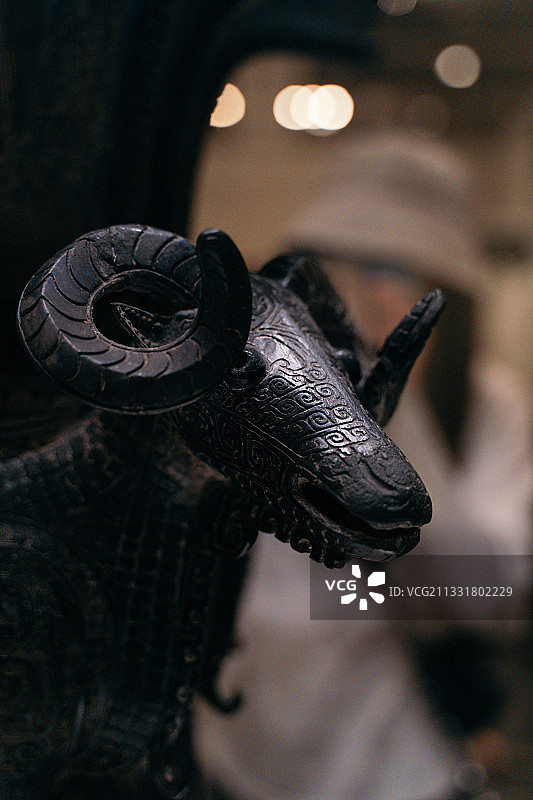 中国国家博物馆四羊方尊图片素材