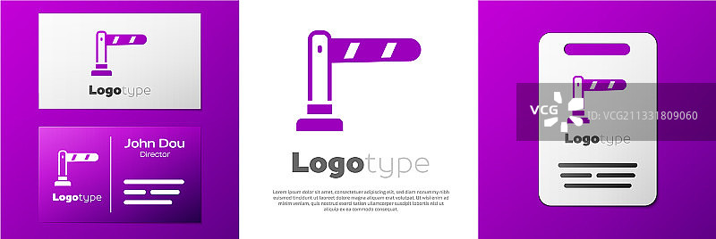 铁路道闸标志图片素材