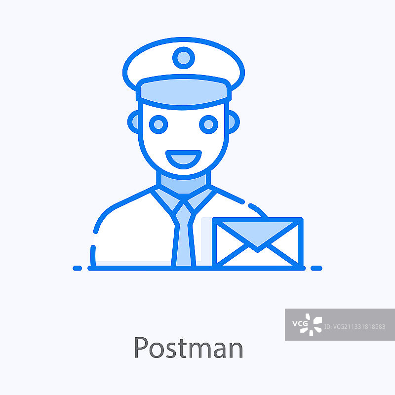 邮递员图片素材