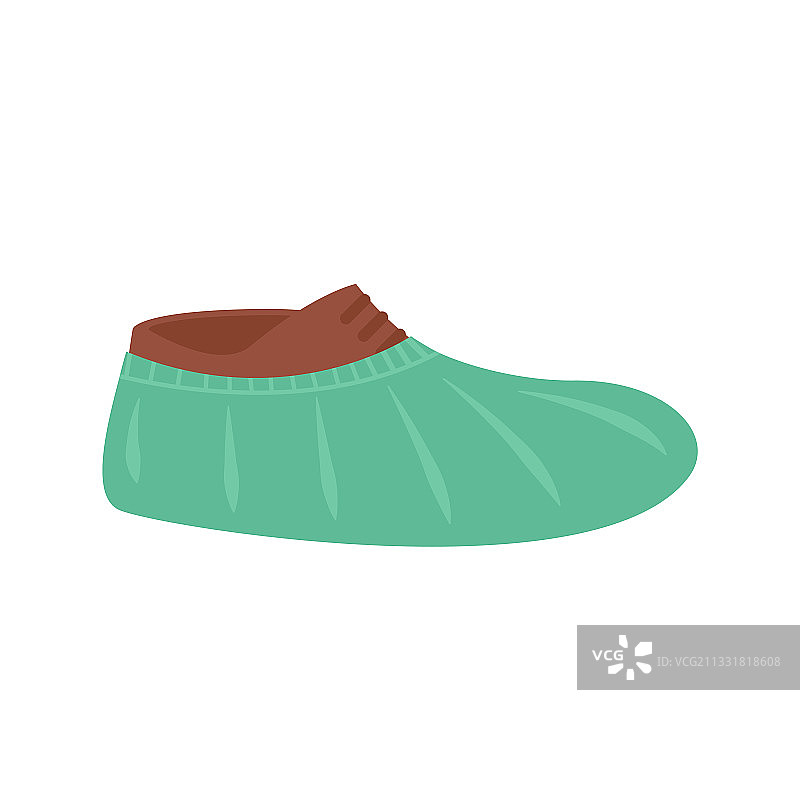 靴子上的鞋套图片素材