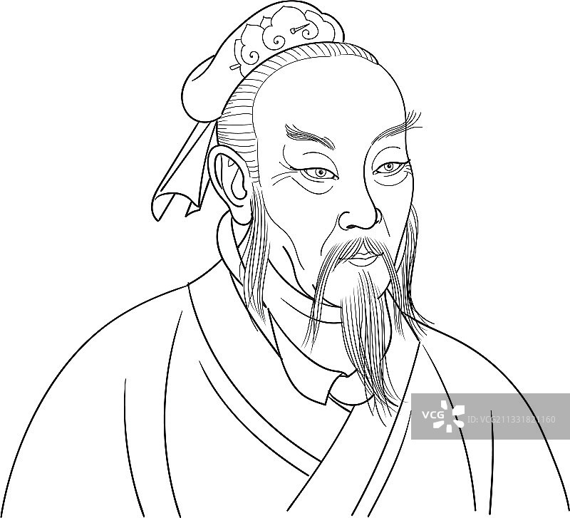 孟子图片素材