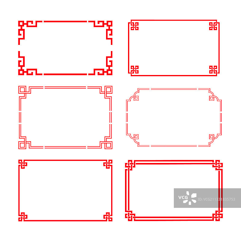 装饰边框中国风框架图片素材