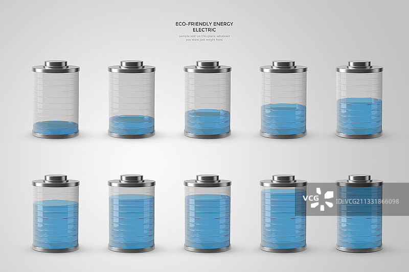 绿色能源电动汽车电池图片素材