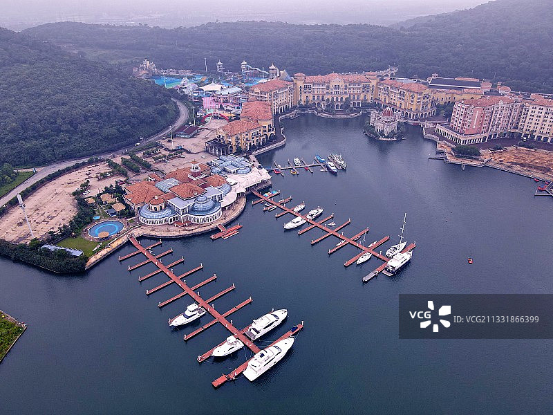 九龙山游艇俱乐部图片素材