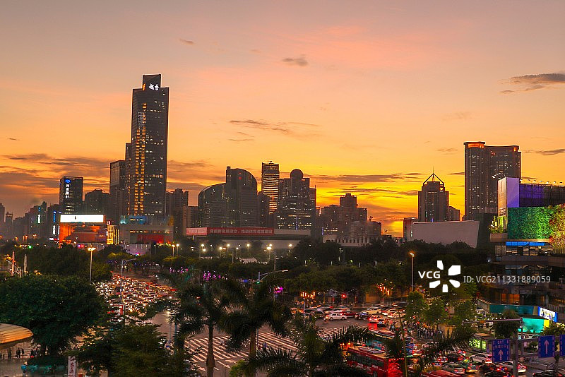 日落晚霞图片素材