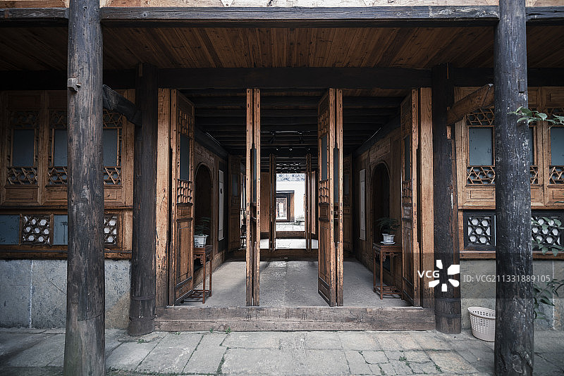 儒林路谷氏旧居 安顺图片素材