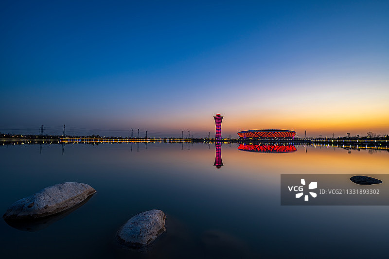 咸阳奥体中心图片素材