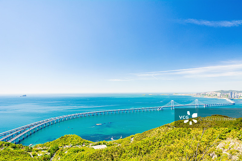 大连星海湾大桥、跨海大桥风光图片素材