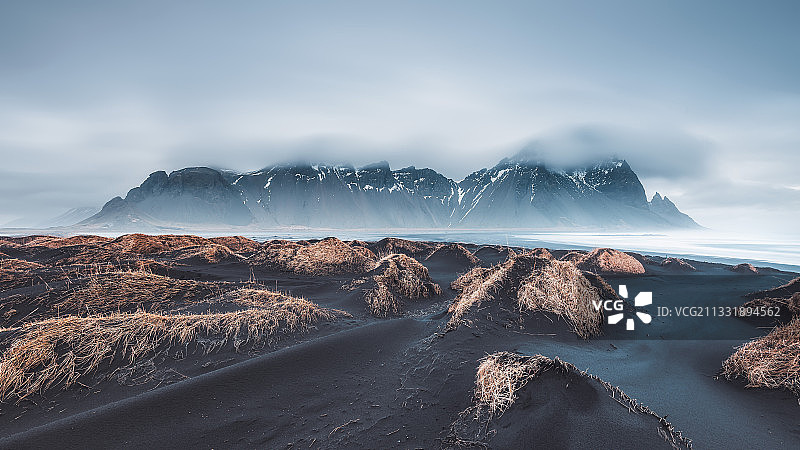 冰岛蝙蝠山图片素材