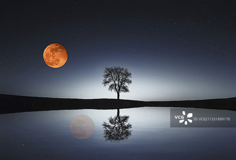 超级月亮图片素材