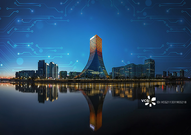 科技城市图片素材