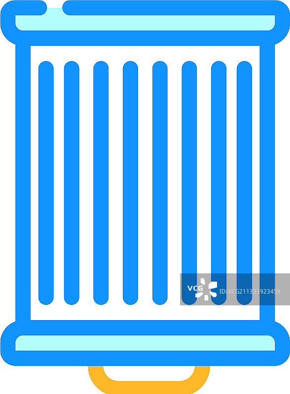 空气净化设备滤芯彩色图标图片素材