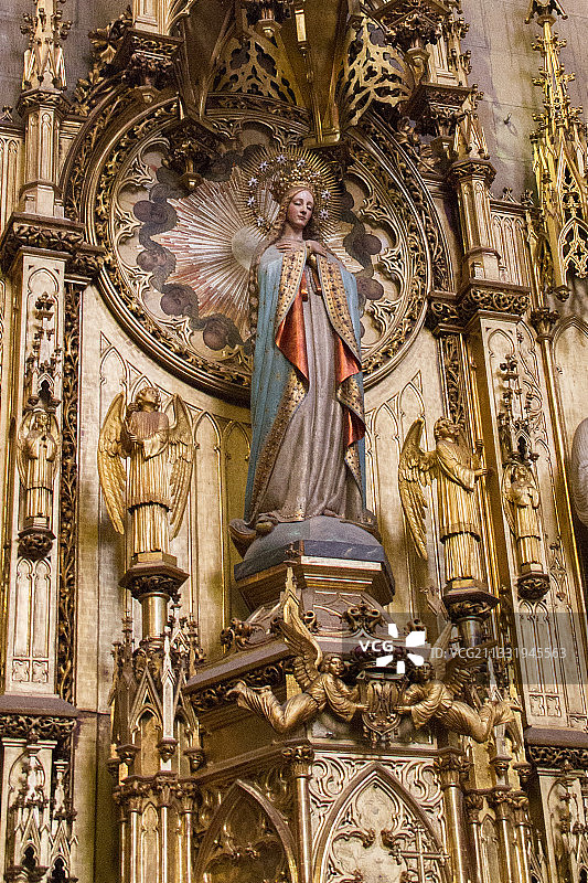 圣塞巴斯蒂安大教堂的神殿图片素材