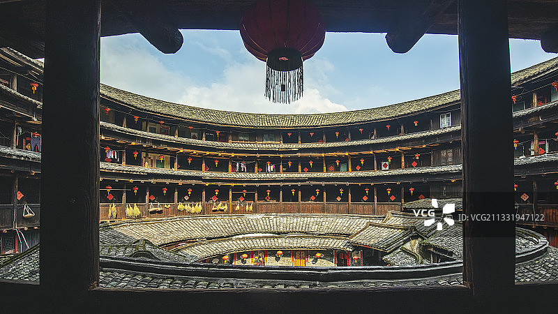 福建 漳州 南靖土楼图片素材