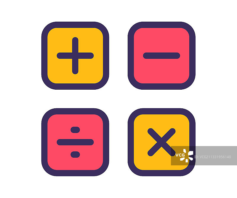 数学会计计算独立图标图片素材