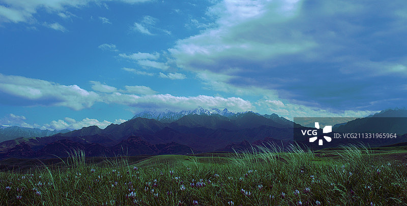 石河子南山牧场图片素材