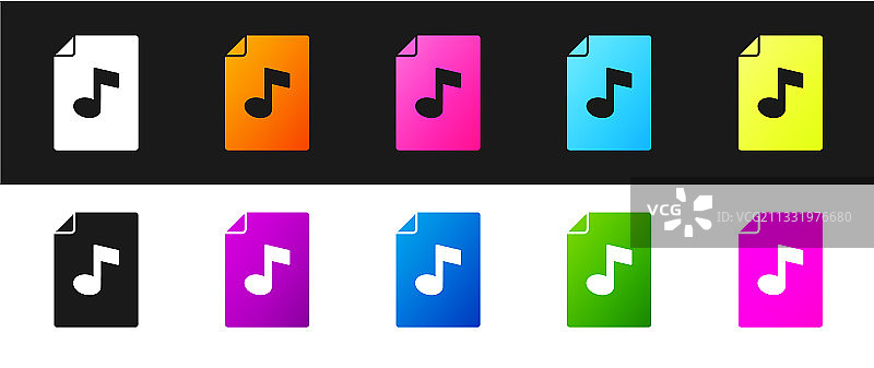 黑色背景上的音符书本图标图片素材