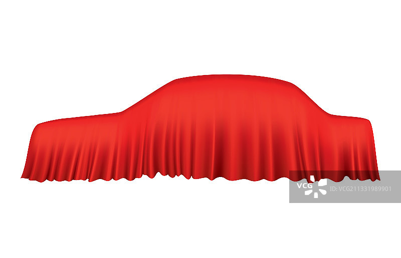 红色丝绸幕布覆盖物图片素材