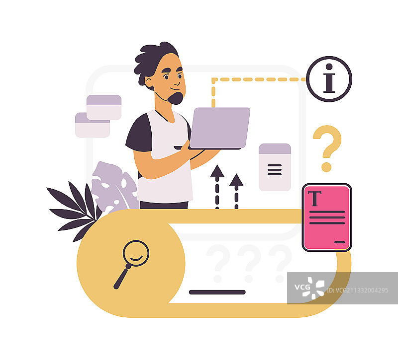 在线帮助客服概念图片素材