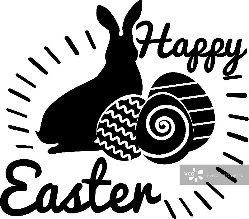 复活节彩蛋标签图片素材