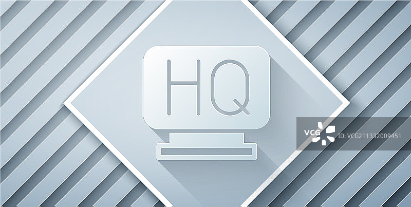 剪纸军事总部图标图片素材