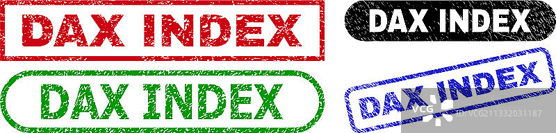 使用粗糙的DAX指数矩形印章图片素材