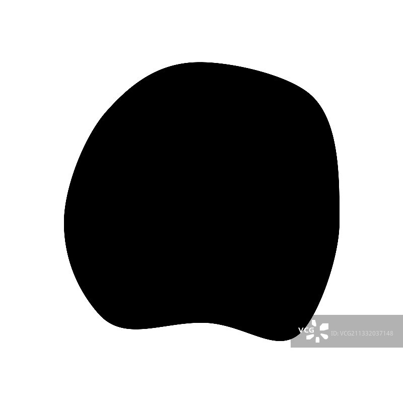 抽象墨水污迹圆形液体墨滴图片素材