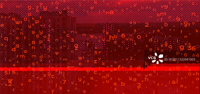 抽象红色背景恶意软件或黑客攻击图片素材