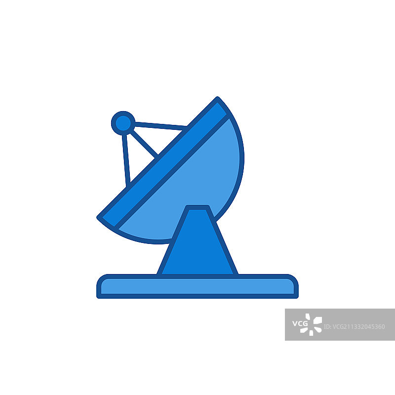 抛物面天线塔概念图片素材