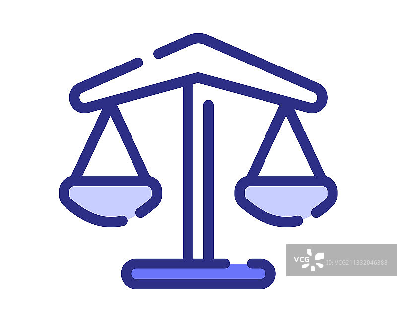 法律公正相关单体隔离图标图片素材