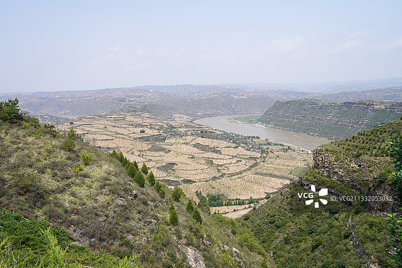 陕西省 延安市 延川县 乾坤湾景区图片素材