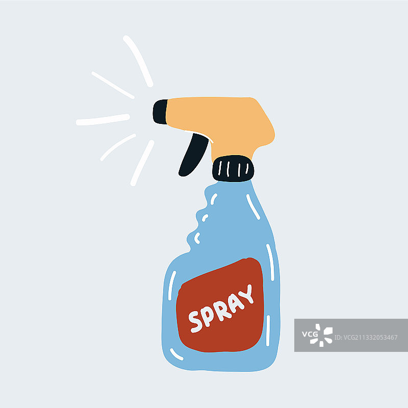 塑料喷雾清洁剂图片素材