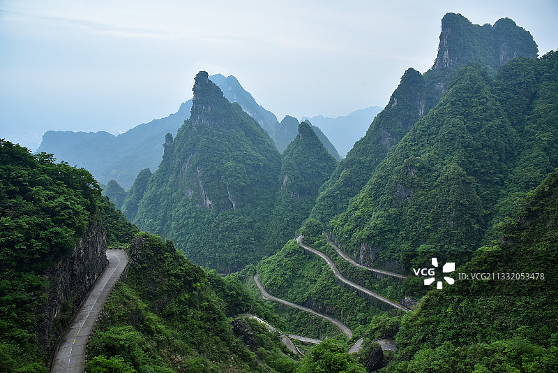 张家界天门山图片素材