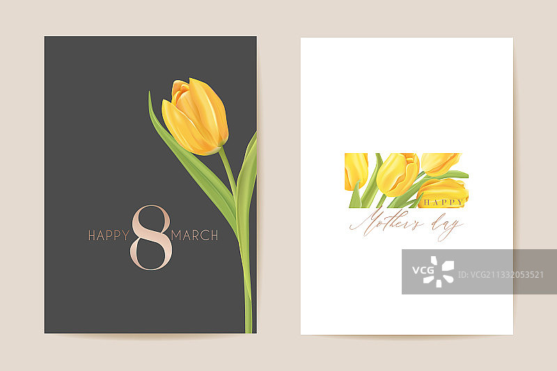 国际妇女节鲜花贺卡图片素材