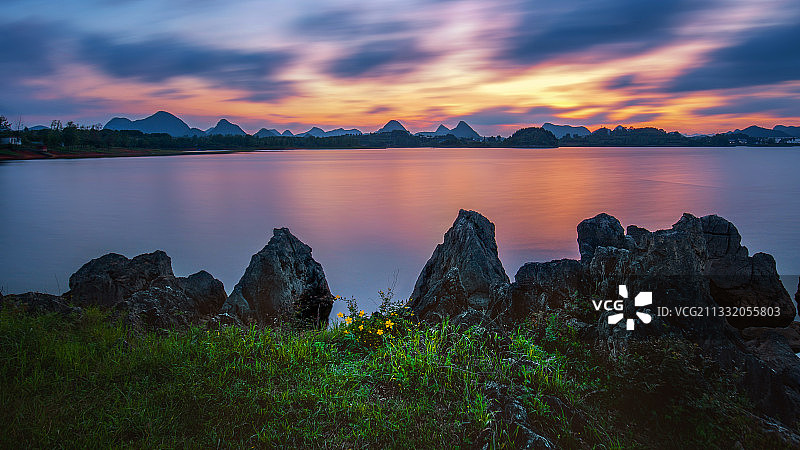 贵阳红枫湖图片素材
