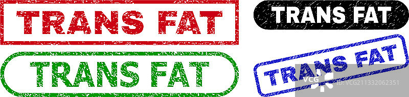 不干净的反式脂肪矩形印章图片素材
