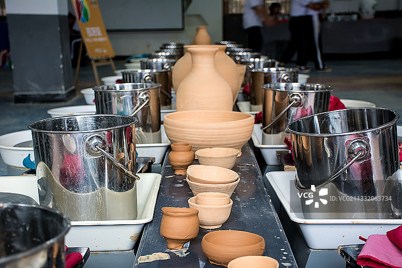 中国醴陵陶瓷学校教室图片素材