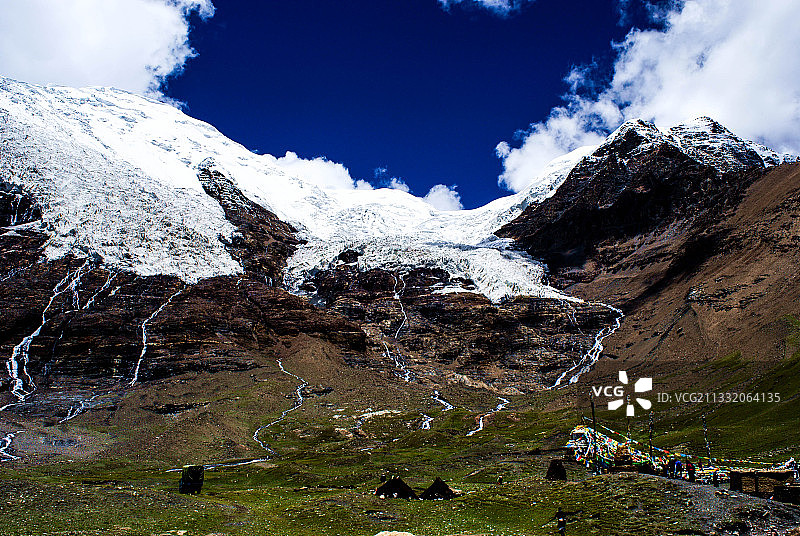 卡若拉冰川图片素材