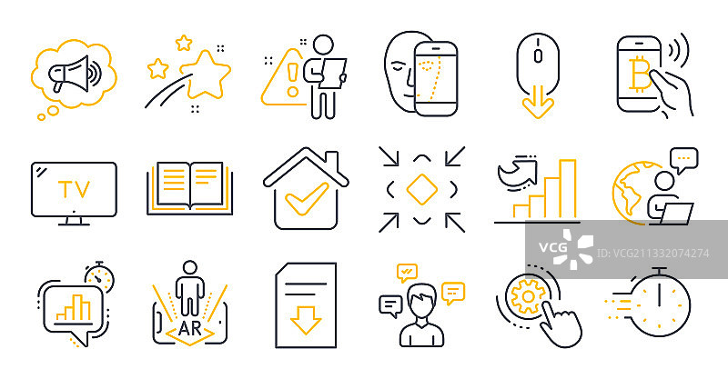 科技图标：教育卷轴等图片素材