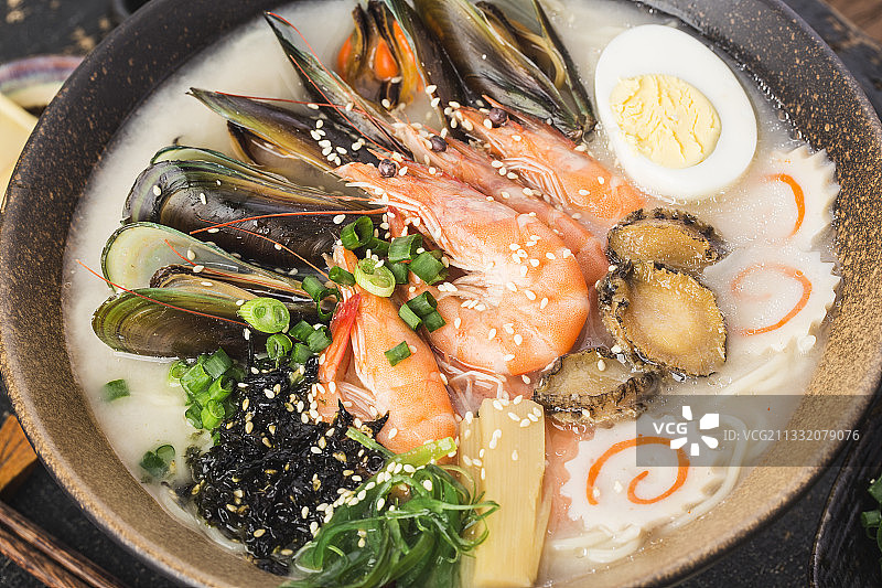 海鲜拉面图片素材