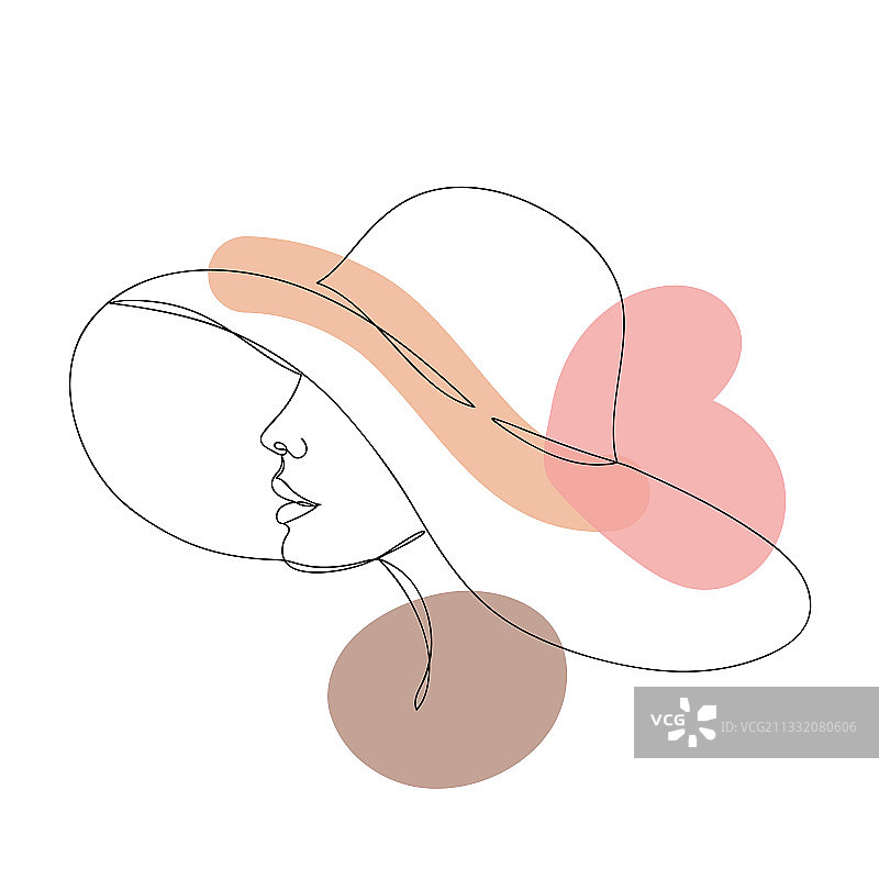 带有污渍的女人抽象图像图片素材