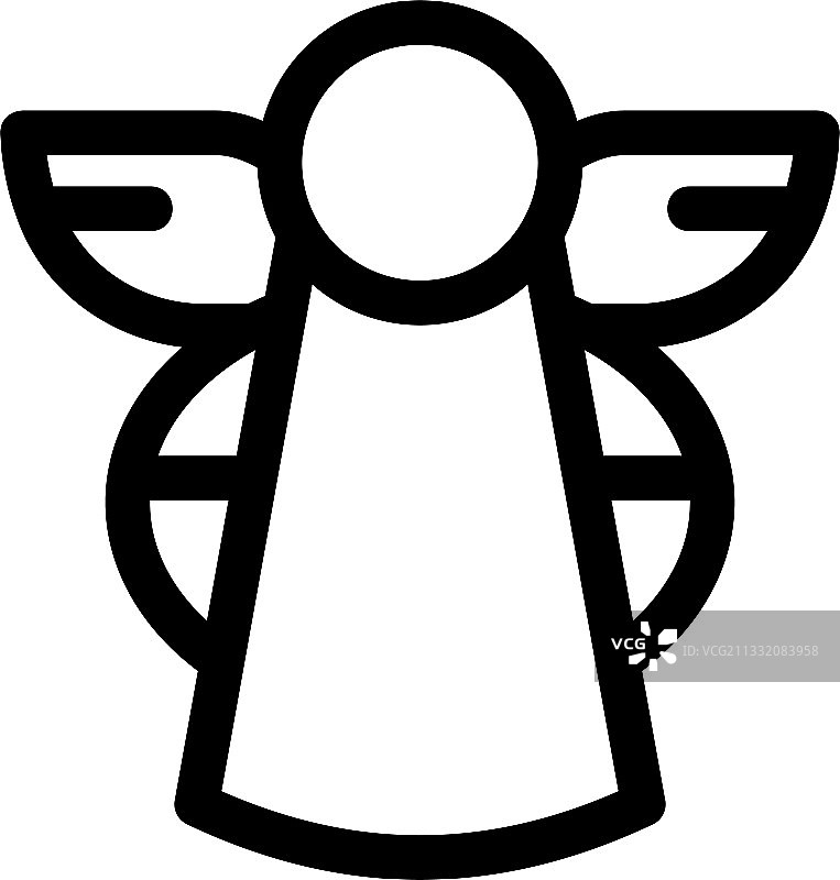 天使图标或标志符号图片素材