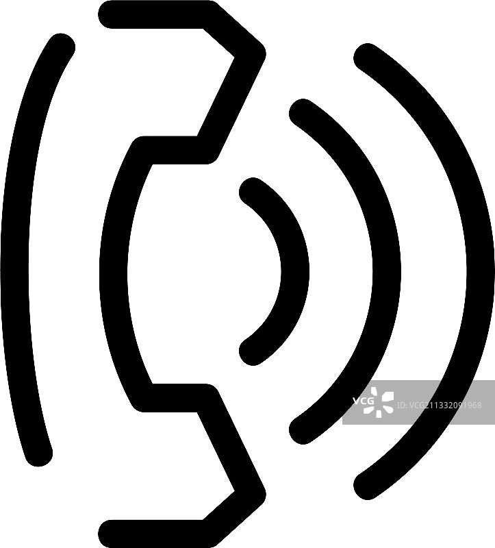 呼叫图标或logo独立符号图片素材