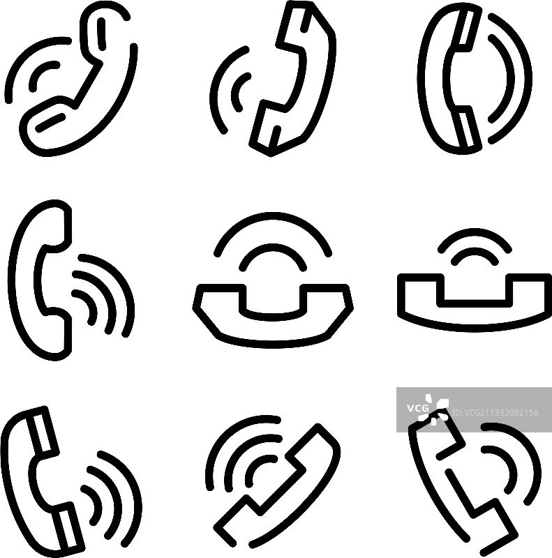 呼叫图标或logo独立符号图片素材