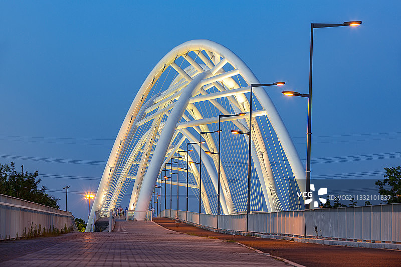 西大盈港双桥图片素材