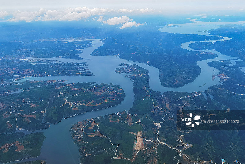 湾湾的河流图片素材