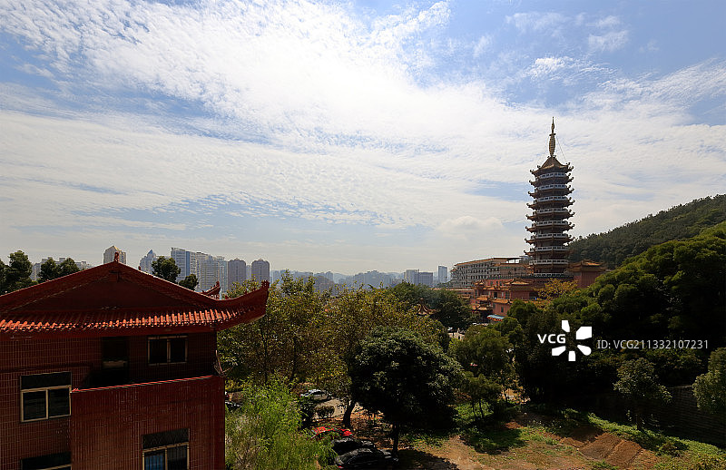 厦门观音寺佛塔图片素材