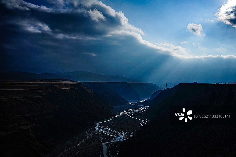 独山子大峡谷图片素材