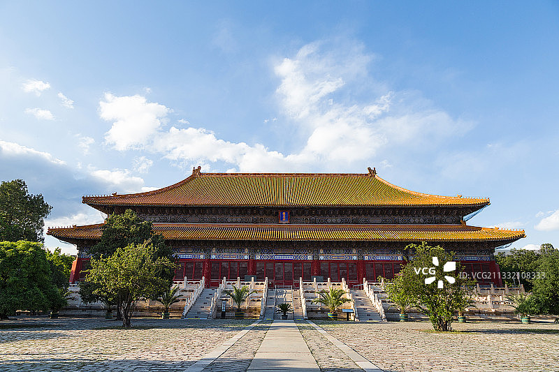 皇家建筑之明长陵图片素材